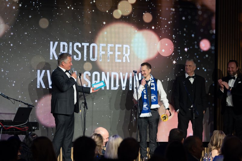 Kristoffer Kvam Sandvin ble årets supporter