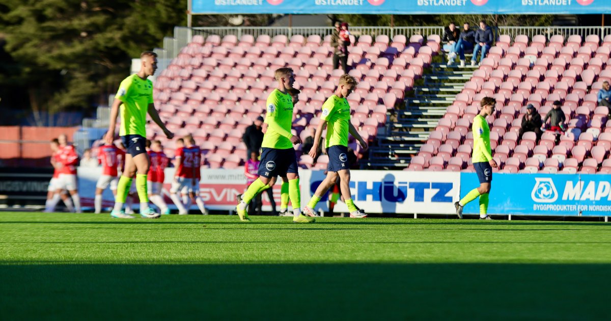 Surt tap mot Kongsvinger / Ranheim